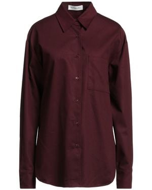 Frankie Shop Helen Collar Cotton Shirt - Purple