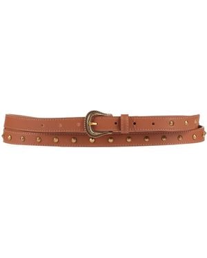 Twinset Camel Belt Cow Leather - Brown