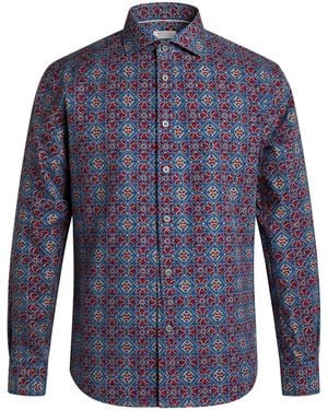 Harmont & Blaine Azure Shirt Cotton - Blue