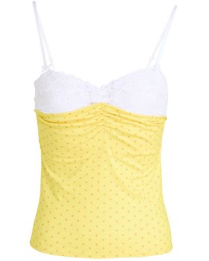Bella Venice Top Polyester, Elastane - Yellow