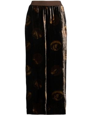 Uma Wang Pants Viscose, Silk - Black