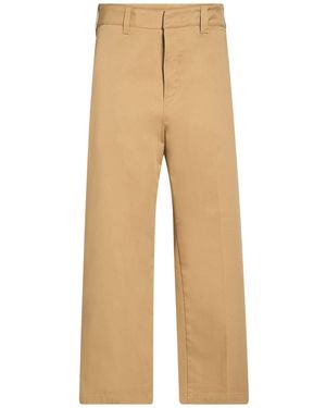 Department 5 Khaki Pants Cotton, Elastane - Natural