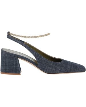 MARIA LUCA Pumps Textile Fibers - Blue