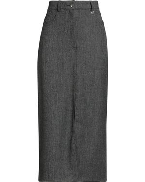 Sandro Denim Skirt Polyester, Viscose, Elastane - Gray
