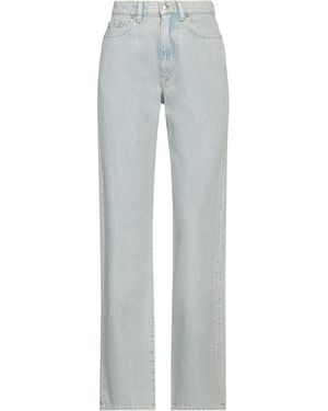 KENZO Faded Straight-Leg Jeans - Grey