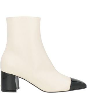Ferragamo Ankle Boots Leather - Natural