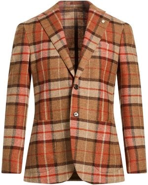 L.B.M. 1911 Brick Blazer Virgin Wool - Brown
