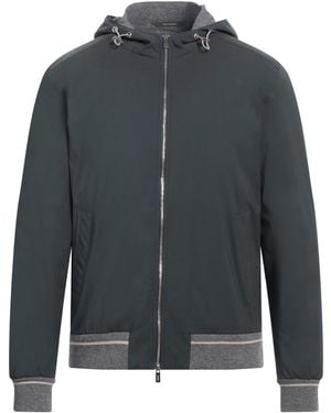 Fedeli Trieste Rain Jacket And Shearling in Blue for Men | Lyst