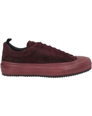 Officine Creative Burgundy Sneakers Leather - Purple