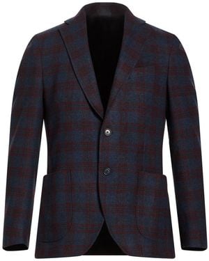 Tombolini Blazer Polyester, Wool, Viscose - Blue