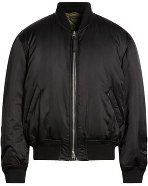 Tom Ford Jacket Silk, Calfskin - Black