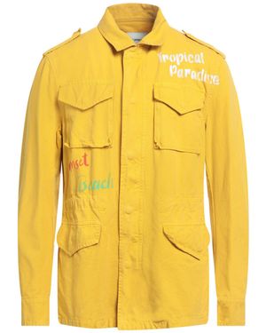 FRONT STREET 8 Blazer Cotton - Yellow