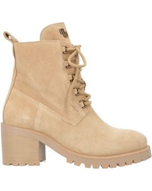 Maje Ankle Boots - Natural