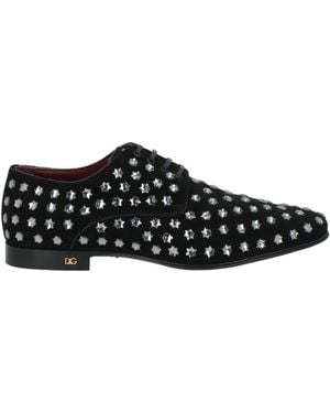 Dolce & Gabbana Lace-Up Shoes Leather - Black