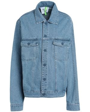 ADIDAS ORIGINALS x KSENIA SCHNAIDER Denim Outerwear - Blue