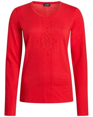 Armani Jeans T-Shirt Cotton, Elastane - Red