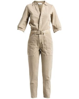 Ba&sh Jumpsuit Cotton, Linen - Natural