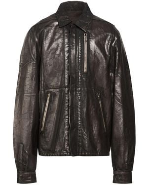 Rick Owens Denim Outerwear Cotton - Black