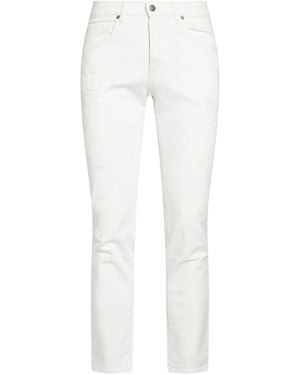 BARMAS Jeans Cotton, Elastane - White