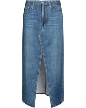 Rag & Bone Midi Skirt - Blue