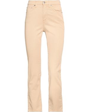 Roy Rogers Trousers Cotton, Lyocell, Elastane - Natural
