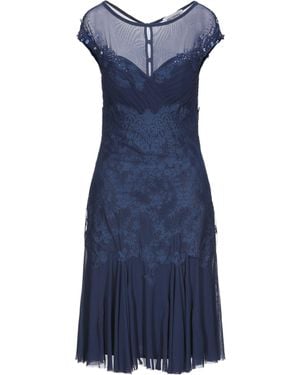 Maria Grazia Severi Midi Dress Polyester - Blue