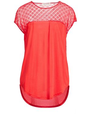 Angelo Marani Top Viscose, Polyamide - Red