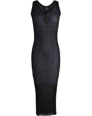 Pinko Midi Dress Cotton, Polyamide - Blue