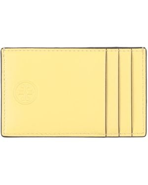 Tory Burch Document Holder Leather - Yellow