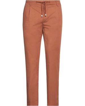 Yan Simmon Pants Cotton, Lycra, Elastane - Brown