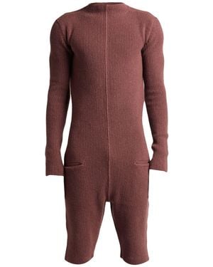 Rick Owens Tuta Corta - Rosso
