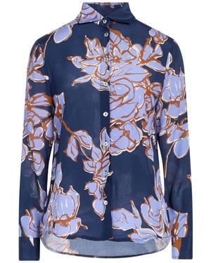 Barba Napoli Shirt Silk - Blue