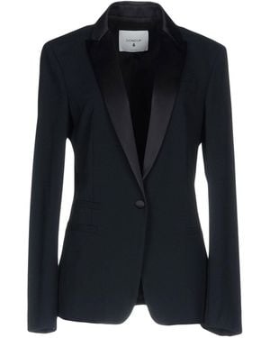 Dondup Midnight Blazer Virgin Wool, Elastane, Silk, Polyester - Blue