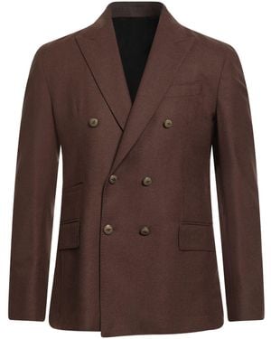 Eleventy Platinum Blazer Wool - Brown