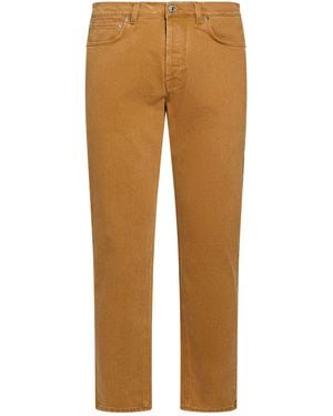 Grifoni Camel Jeans Cotton, Elastane - Natural