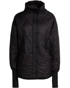 La Fille Des Fleurs Puffer Nylon - Black