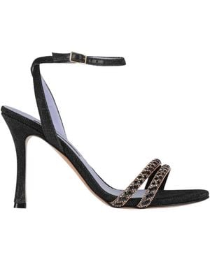 Albano Sandals Textile Fibers - Black