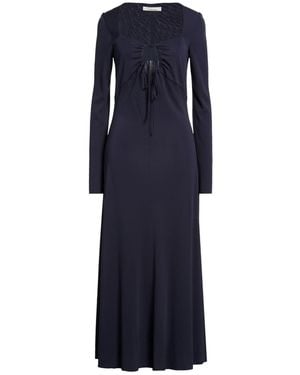 Liviana Conti Midnight Maxi Dress Viscose - Blue