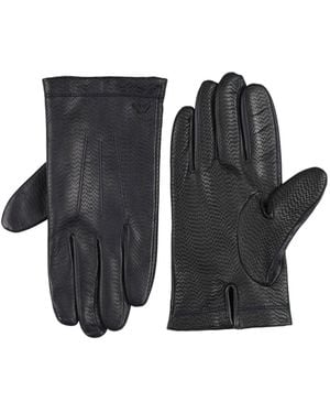 Emporio Armani Gloves Lambskin - Black
