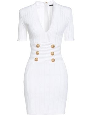 Balmain Mini Dress - White