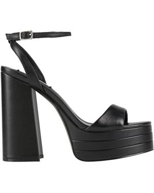 Steve Madden Sandals Leather - Black