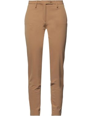 NINA BIANCHI Camel Pants Polyamide, Elastane - Natural