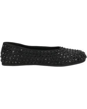 DSquared² Icon Ballet Flats Textile Fibres - Black