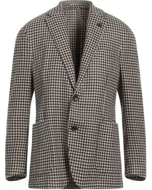 Lardini Blazer Wool, Cotton, Polyamide - Grey