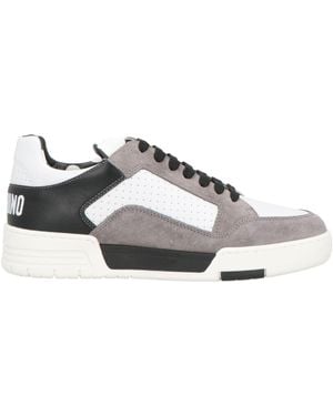 Moschino Couture Trainers Textile Fibres, Leather - White