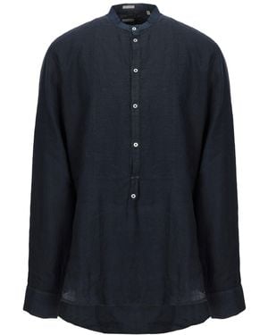 Massimo Alba Shirt Linen - Blue