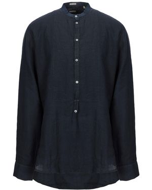 Massimo Alba Shirt Linen - Blue