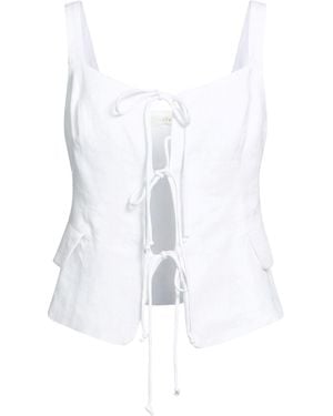 Casa Raki Top Organic Linen - White