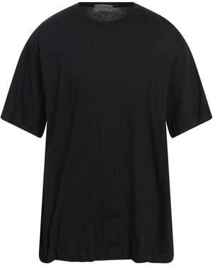 Yohji Yamamoto T-Shirt Cotton, Polyester - Black
