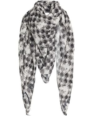 Manila Grace Scarf Cotton, Silk - White